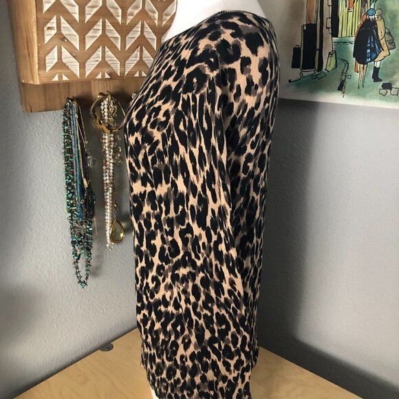 Halogen Animal Print Sweater - Picture 4 of 10